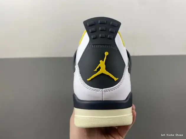 1st Kicks Shoes 4 Sulfur AQ9129-101 Jordan Air Vivid WNNS 0511